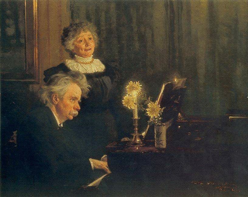 Peder Severin Kroyer Nina y Edvard Grieg